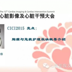 CICI2015亮点：胸痛与急救护理版块概要介绍